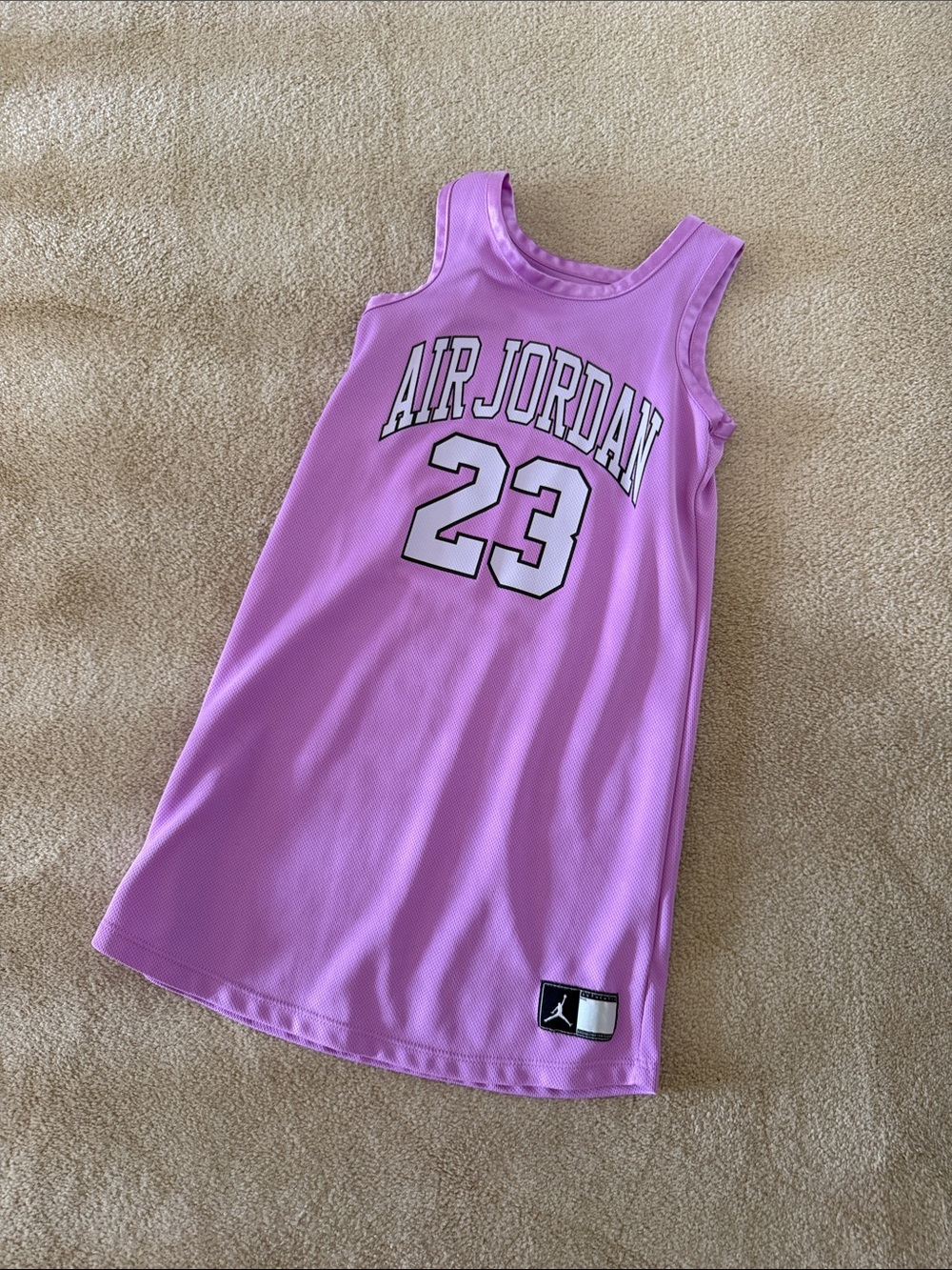 Jordan Girls' Purple Air Jordan 23 Mesh Tank Dress